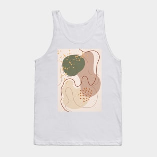 Mid Century Modern, Abstract Shapes 3 Tank Top